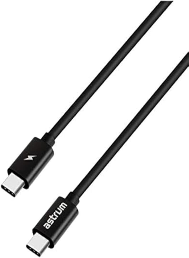 astrum UT550 USB C to USB C Charging Cable and Synchronize Cable - Black